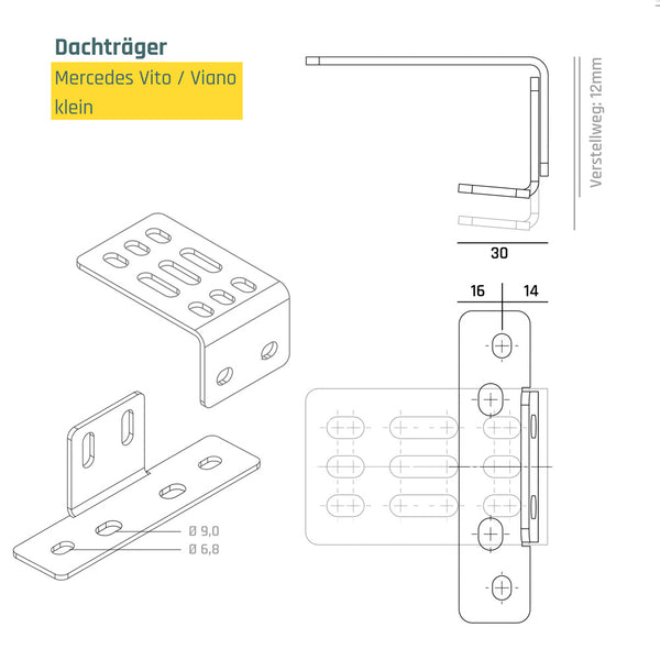 Dachträger Mercedes Benz Vito