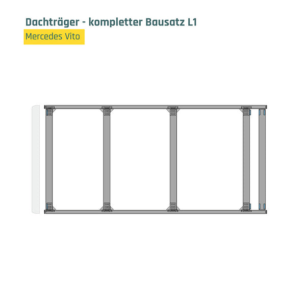 Dachträger Mercedes Benz Vito
