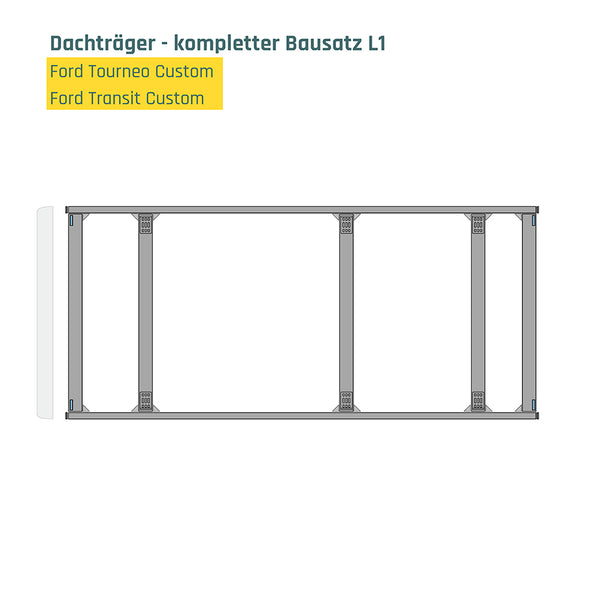 Dachträger Ford Tourneo Custom | Transit Custom