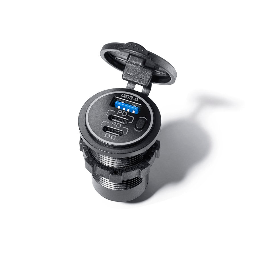 USB-Steckdose 96W 12V/24V für Camperausbau – Camper & Go