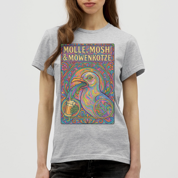 Möwenkotze Girl Mucha LSD - Wacken Edition 2025 - Grau meliert