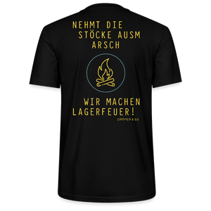 T-Shirt "Lagerfeuer" - Men - Schwarz