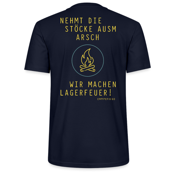 T-Shirt "Lagerfeuer" - Men - Navy