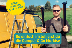 Camper & Go Markisenaufnahmen Aufbauvideo