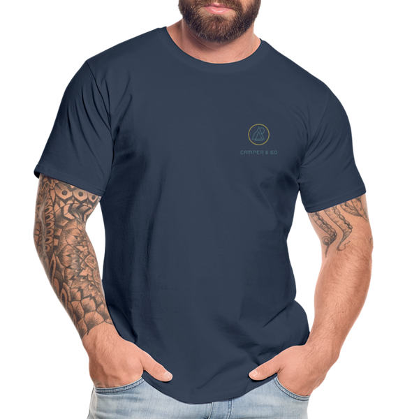 T-Shirt "Lagerfeuer" - Premiumqualität Men - Navy