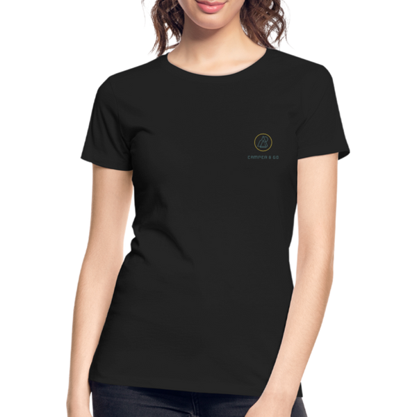 T-Shirt "Lagerfeuer" - Premiumqualität Woman - Schwarz