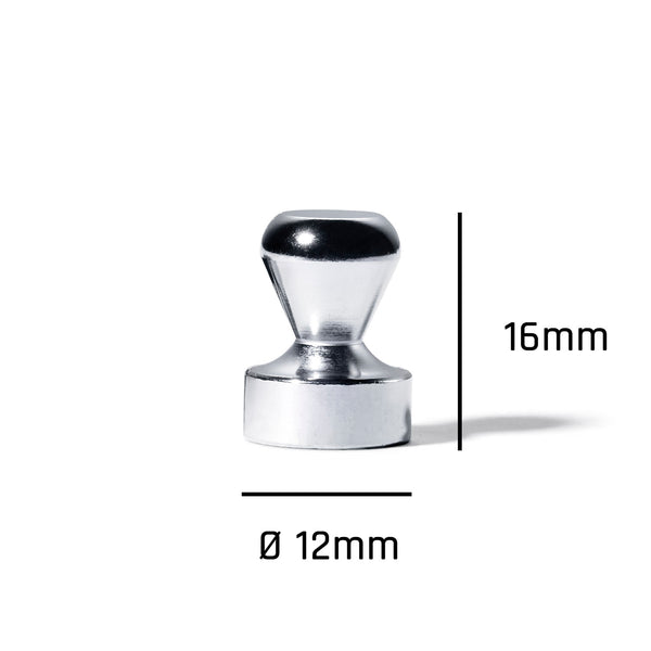 Neodym Magnete, Edelstahloptik. Kegelmagnet