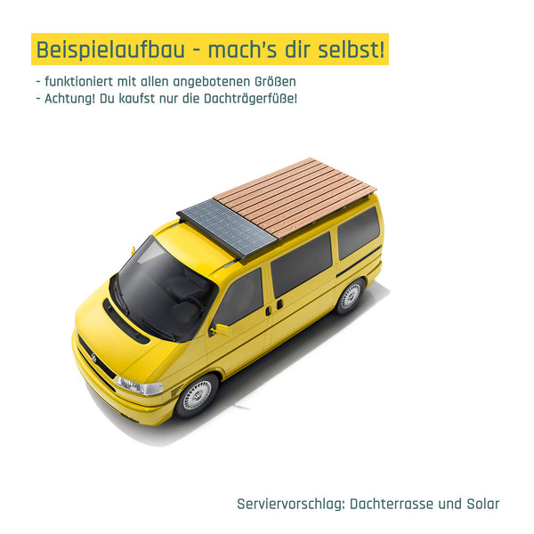 t4 markise nachrüsten Dachträgerfuß VW T4